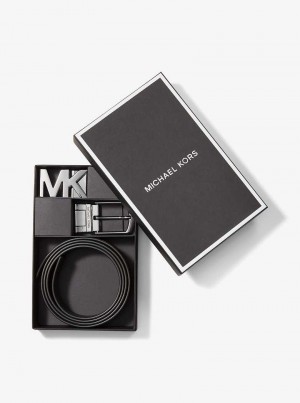 Michaelkors 4-In-1 Logo Belt Box Set Hnědé Černé | SN-MK28296