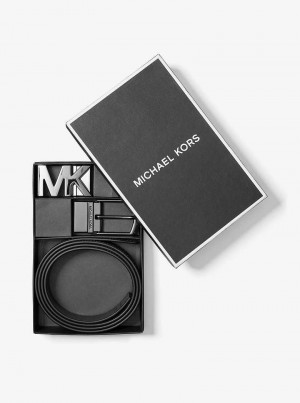 Michaelkors 4-In-1 Logo Belt Box Set Tmavě Blankyt | SN-MK28297