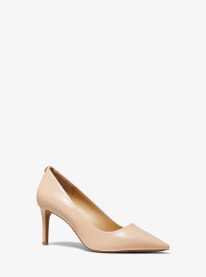 Michaelkors Alina Flex Faux Patent Leather Světle Růžové | SN-MK27655