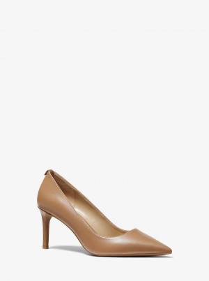 Michaelkors Alina Flex Leather Hnědé | SN-MK27648