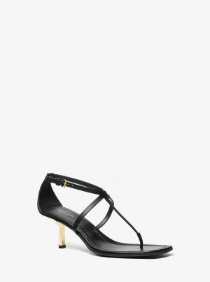 Michaelkors Anna Leather Černé | SN-MK27570