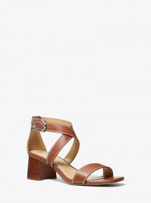 Michaelkors Ashton Leather Hnědé | SN-MK27550