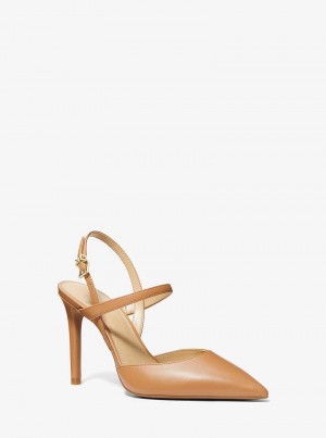 Michaelkors Ava Flex Leather Hnědé | SN-MK27626