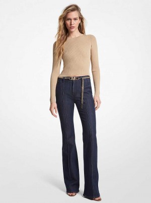 Michaelkors Bootcut Černé | SN-MK26558