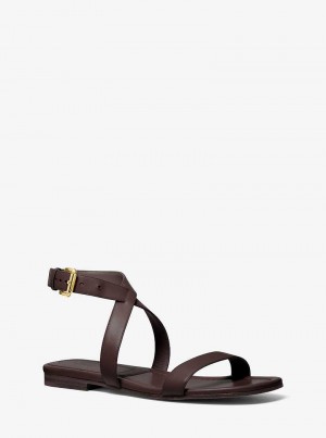Michaelkors Bridgette Leather Čokolády | SN-MK27692