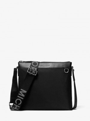 Michaelkors Brooklyn Large Nylon Černé | SN-MK28148