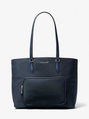 Michaelkors Cara Large Nylon Tmavě Blankyt | SN-MK26881