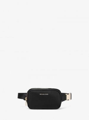 Michaelkors Cara Small Nylon Belt Bag Černé | SN-MK27212