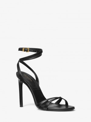Michaelkors Chrissy Leather Černé | SN-MK27542