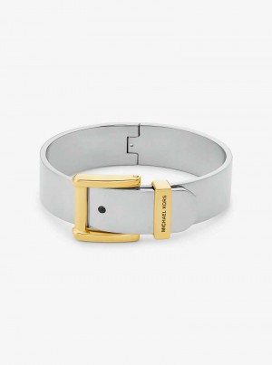 Michaelkors Colby Large Precious Metal-Plated Brass Bílé | SN-MK27748