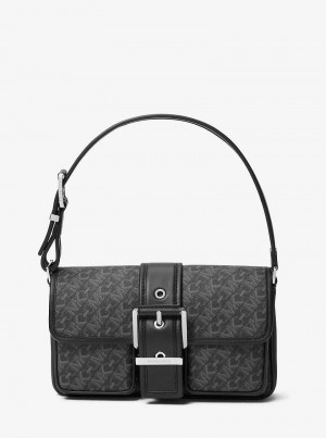 Michaelkors Colby Medium Empire Signature Logo Černé | SN-MK26968