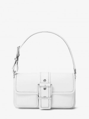 Michaelkors Colby Medium Leather Bílé | SN-MK26957