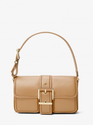 Michaelkors Colby Medium Leather Hnědé | SN-MK26963