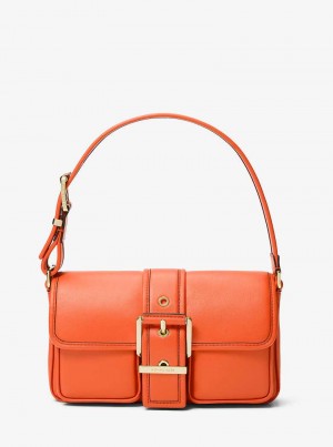 Michaelkors Colby Medium Leather Oranžové | SN-MK26965