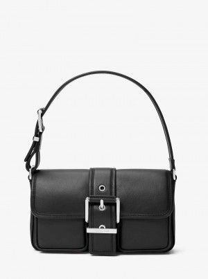 Michaelkors Colby Medium Leather Černé | SN-MK26954