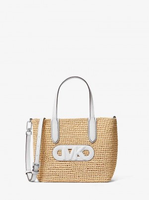 Michaelkors Eliza Extra-Small Empire Logo Straw Viacfarebný | SN-MK26819
