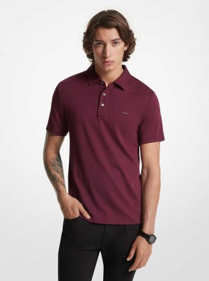 Michaelkors Embroidered Logo Cotton Tmavě Hnědé | SN-MK27965