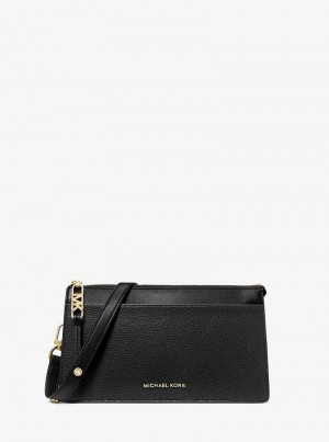 Michaelkors Empire Large Leather Convertible Černé | SN-MK27240