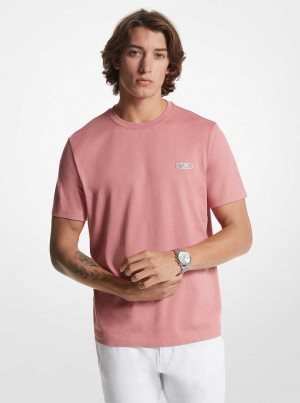Michaelkors Empire Logo Cotton Růžové | SN-MK27962