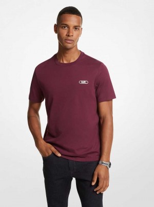 Michaelkors Empire Logo Cotton Tmavě Hnědé | SN-MK27958