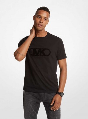 Michaelkors Empire Logo Cotton Černé | SN-MK27996