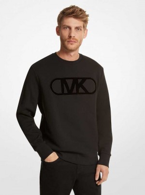 Michaelkors Empire Logo Organic Cotton Černé | SN-MK27989
