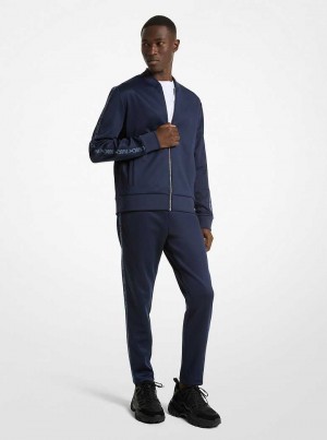 Michaelkors Empire Logo Trim Knit Blankyt | SN-MK28009