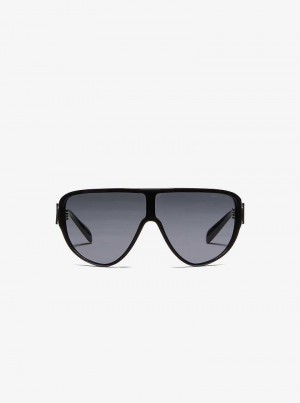 Michaelkors Empire Shield Černé | SN-MK27870