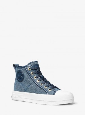 Michaelkors Evy Denim High-Top Blankyt Viacfarebný | SN-MK27461