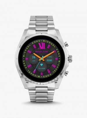 Michaelkors Gen 6 Bradshaw Silver-Tone Stříbrné | SN-MK28277