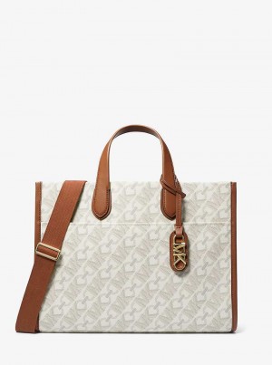 Michaelkors Gigi Large Empire Signature Logo Světle Žluté | SN-MK26859