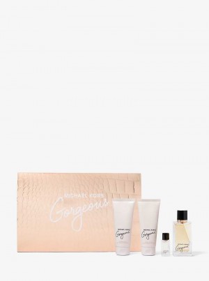 Michaelkors Gorgeous 4-Piece Gift Set Růžové | SN-MK27913