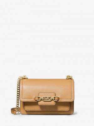 Michaelkors Heather Extra-Small Leather Hnědé | SN-MK27182