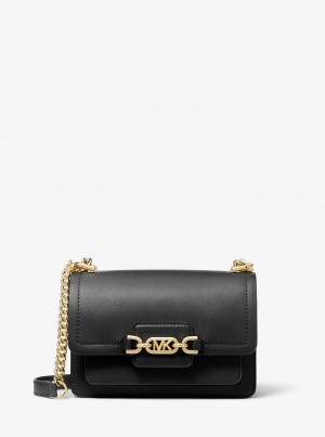 Michaelkors Heather Extra-Small Leather Černé | SN-MK27184