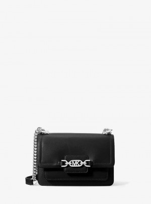 Michaelkors Heather Extra-Small Leather Černé | SN-MK27234