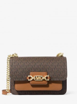 Michaelkors Heather Large Logo Hnědé | SN-MK27081
