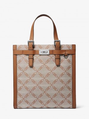 Michaelkors Hudson Empire Logo Jacquard Hnědé | SN-MK26879