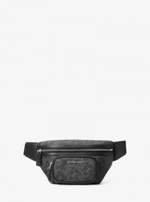 Michaelkors Hudson Empire Signature Logo Černé | SN-MK28122