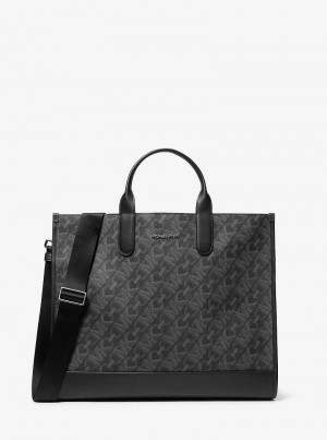 Michaelkors Hudson Empire Signature Logo Černé | SN-MK26928