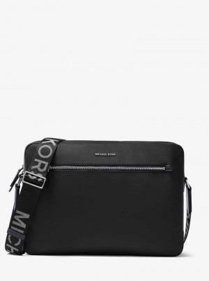 Michaelkors Hudson Large Gabardine Černé | SN-MK28145