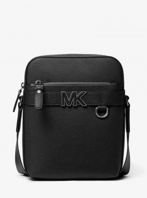 Michaelkors Hudson Leather Černé | SN-MK28127