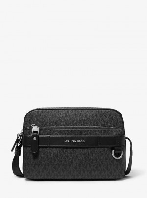 Michaelkors Hudson Logo Utility Černé | SN-MK28137