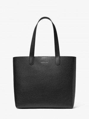 Michaelkors Hudson Pebbled Leather Černé | SN-MK26932