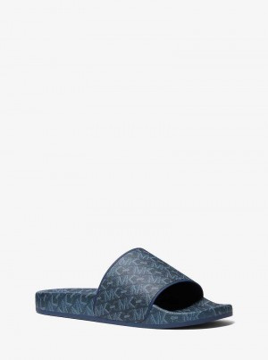 Michaelkors Jake Empire Signature Logo Tmavě Blankyt | SN-MK28219
