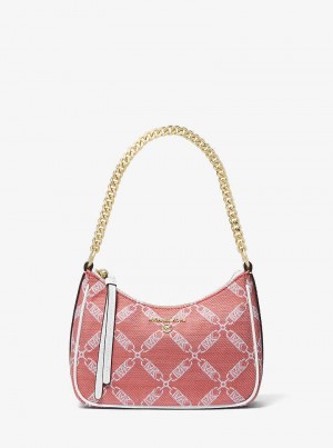 Michaelkors Jet Set Charm Small Empire Logo Jacquard Koralove | SN-MK26986