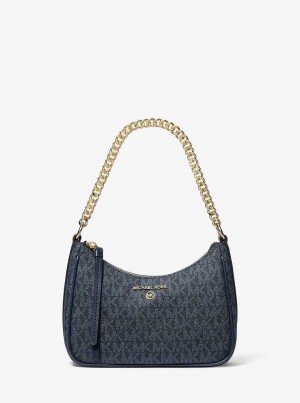 Michaelkors Jet Set Charm Small Logo Tmavě Blankyt | SN-MK27012