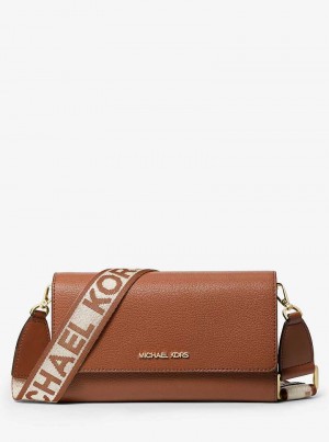 Michaelkors Jet Set Large Leather Hnědé | SN-MK27108