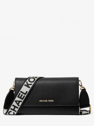 Michaelkors Jet Set Large Leather Černé | SN-MK27107
