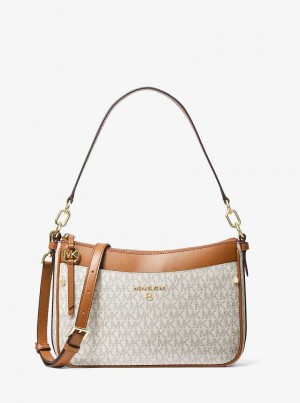 Michaelkors Jet Set Medium Logo Světle Žluté | SN-MK27025