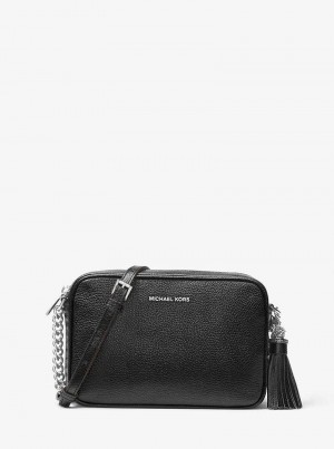 Michaelkors Jet Set Medium Logo Černé | SN-MK27269